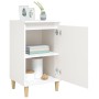 Nachttische 2 Stück glänzendes weißes Holz 40x35x70 cm von vidaXL, Nachttische - Ref: Foro24-819633, Preis: 81,32 €, Rabatt: %