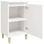 Nightstands 2 pcs glossy white wood 40x35x70 cm by vidaXL, Nightstands - Ref: Foro24-819633, Price: 80,33 €, Discount: %