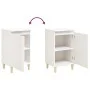 Nightstands 2 pcs glossy white wood 40x35x70 cm by vidaXL, Nightstands - Ref: Foro24-819633, Price: 80,33 €, Discount: %