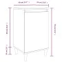 Nightstands 2 pcs glossy white wood 40x35x70 cm by vidaXL, Nightstands - Ref: Foro24-819633, Price: 80,33 €, Discount: %