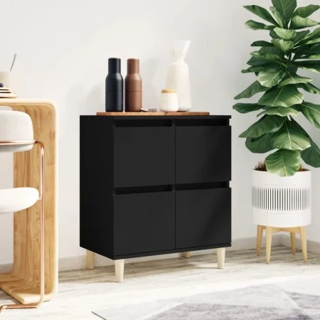 Black plywood sideboard 60x35x70 cm by vidaXL, Sideboards - Ref: Foro24-821157, Price: 75,54 €, Discount: %