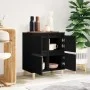 Schwarzes Sperrholz-Sideboard 60x35x70 cm von vidaXL, Sideboards - Ref: Foro24-821157, Preis: 75,54 €, Rabatt: %