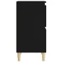 Black plywood sideboard 60x35x70 cm by vidaXL, Sideboards - Ref: Foro24-821157, Price: 75,54 €, Discount: %