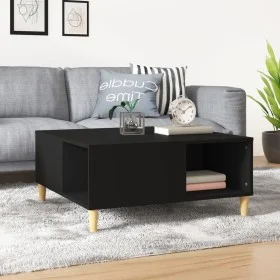 Couchtisch aus Sperrholz schwarz 80x80x36,5 cm von vidaXL, Couchtisch - Ref: Foro24-821093, Preis: 49,51 €, Rabatt: %