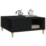 Black plywood coffee table 80x80x36.5 cm by vidaXL, Coffee table - Ref: Foro24-821093, Price: 49,51 €, Discount: %