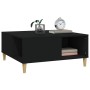 Mesa de centro madera contrachapada negro 80x80x36,5 cm de vidaXL, Mesas de centro - Ref: Foro24-821093, Precio: 49,74 €, Des...