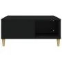 Black plywood coffee table 80x80x36.5 cm by vidaXL, Coffee table - Ref: Foro24-821093, Price: 49,51 €, Discount: %