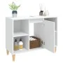 Plywood white sink cabinet 80x33x60 cm by vidaXL, bathroom vanities - Ref: Foro24-821284, Price: 68,15 €, Discount: %