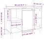 Spülbecken aus Sperrholz weiß 80x33x60 cm von vidaXL, Badezimmerwaschtische - Ref: Foro24-821284, Preis: 68,15 €, Rabatt: %