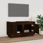 TV-Schrank aus braunem Eichensperrholz, 80 x 35 x 45 cm von vidaXL, TV-Möbel - Ref: Foro24-819859, Preis: 48,16 €, Rabatt: %