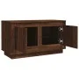 TV-Schrank aus braunem Eichensperrholz, 80 x 35 x 45 cm von vidaXL, TV-Möbel - Ref: Foro24-819859, Preis: 48,16 €, Rabatt: %