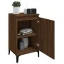 Mesitas de noche 2 uds madera color roble marrón 40x35x70 cm de vidaXL, Mesitas de noche - Ref: Foro24-819659, Precio: 79,53 ...