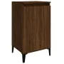 Mesitas de noche 2 uds madera color roble marrón 40x35x70 cm de vidaXL, Mesitas de noche - Ref: Foro24-819659, Precio: 79,53 ...