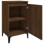 Mesitas de noche 2 uds madera color roble marrón 40x35x70 cm de vidaXL, Mesitas de noche - Ref: Foro24-819659, Precio: 79,53 ...