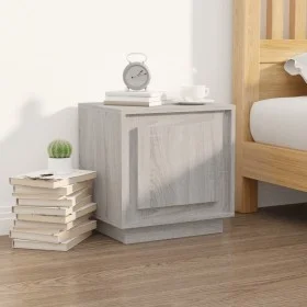 Sonoma gray plywood bedside table 44x35x45 cm by vidaXL, Nightstands - Ref: Foro24-819848, Price: 36,61 €, Discount: %
