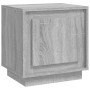 Sonoma gray plywood bedside table 44x35x45 cm by vidaXL, Nightstands - Ref: Foro24-819848, Price: 36,99 €, Discount: %