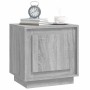 Sonoma gray plywood bedside table 44x35x45 cm by vidaXL, Nightstands - Ref: Foro24-819848, Price: 36,99 €, Discount: %