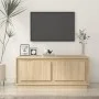 Mesa de centro madera contrachapada roble Sonoma 102x50x44 cm de vidaXL, Mesas de centro - Ref: Foro24-819879, Precio: 64,69 ...