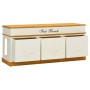 Shoe rack furniture storage entryway bench by vidaXL, Benches for halls and storage - Ref: Foro24-240803, Price: 128,20 €, Di...