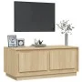 Couchtisch aus Sonoma-Eichensperrholz, 102 x 50 x 44 cm von vidaXL, Couchtisch - Ref: Foro24-819879, Preis: 64,69 €, Rabatt: %