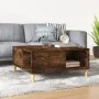 Couchtisch aus geräuchertem Eichensperrholz, 80 x 80 x 36,5 cm von vidaXL, Couchtisch - Ref: Foro24-821097, Preis: 50,26 €, R...