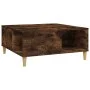 Couchtisch aus geräuchertem Eichensperrholz, 80 x 80 x 36,5 cm von vidaXL, Couchtisch - Ref: Foro24-821097, Preis: 50,26 €, R...