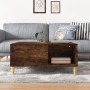 Smoked oak plywood coffee table 80x80x36.5 cm by vidaXL, Coffee table - Ref: Foro24-821097, Price: 50,60 €, Discount: %