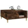 Couchtisch aus geräuchertem Eichensperrholz, 80 x 80 x 36,5 cm von vidaXL, Couchtisch - Ref: Foro24-821097, Preis: 50,26 €, R...
