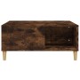 Smoked oak plywood coffee table 80x80x36.5 cm by vidaXL, Coffee table - Ref: Foro24-821097, Price: 50,60 €, Discount: %
