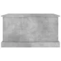 Baúl almacenaje madera contrachapada gris hormigón 70x40x38 cm de vidaXL, Baúles de almacenamiento - Ref: Foro24-816508, Prec...
