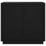 Aparador de madera contrachapada negro 80x34x75 cm de vidaXL, Aparadores - Ref: Foro24-819885, Precio: 88,68 €, Descuento: %