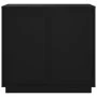Aparador de madera contrachapada negro 80x34x75 cm de vidaXL, Aparadores - Ref: Foro24-819885, Precio: 84,35 €, Descuento: %