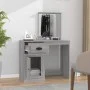 Dresser and mirror in gray Sonoma plywood 90x50x132.5cm by vidaXL, Bedroom Dressers - Ref: Foro24-816766, Price: 91,38 €, Dis...