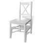5-teiliges weißes Esszimmermöbel-Set von vidaXL, Möbelsets für Küchen und Esszimmer - Ref: Foro24-240883, Preis: 254,97 €, Ra...