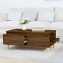 Oak brown plywood coffee table 90x50x36.5 cm by vidaXL, Coffee table - Ref: Foro24-821115, Price: 47,55 €, Discount: %
