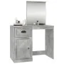 Spiegel Schminktisch Sperrholz Beton grau 90x50x132,5cm von vidaXL, Schlafzimmerkommoden - Ref: Foro24-816764, Preis: 88,32 €...