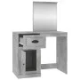 Spiegel Schminktisch Sperrholz Beton grau 90x50x132,5cm von vidaXL, Schlafzimmerkommoden - Ref: Foro24-816764, Preis: 88,32 €...