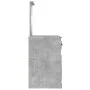 Tocador espejo madera contrachapada gris hormigón 90x50x132,5cm de vidaXL, Tocadores para dormitorios - Ref: Foro24-816764, P...