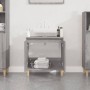 Armario de lavabo madera contrachapada gris Sonoma 58x33x60 cm de vidaXL, Tocadores de baño - Ref: Foro24-821258, Precio: 46,...