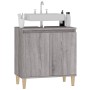 Armario de lavabo madera contrachapada gris Sonoma 58x33x60 cm de vidaXL, Tocadores de baño - Ref: Foro24-821258, Precio: 46,...