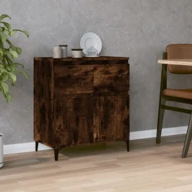 Sideboard aus geräuchertem Eichensperrholz, 60 x 35 x 70 cm von vidaXL, Sideboards - Ref: Foro24-819689, Preis: 63,63 €, Raba...