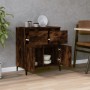 Sideboard aus geräuchertem Eichensperrholz, 60 x 35 x 70 cm von vidaXL, Sideboards - Ref: Foro24-819689, Preis: 64,49 €, Raba...