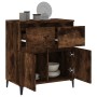 Sideboard aus geräuchertem Eichensperrholz, 60 x 35 x 70 cm von vidaXL, Sideboards - Ref: Foro24-819689, Preis: 64,49 €, Raba...