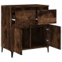 Sideboard aus geräuchertem Eichensperrholz, 60 x 35 x 70 cm von vidaXL, Sideboards - Ref: Foro24-819689, Preis: 64,49 €, Raba...