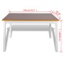 Braun-weißes 5-teiliges Esszimmermöbelset von vidaXL, Möbelsets für Küchen und Esszimmer - Ref: Foro24-240884, Preis: 253,82 ...