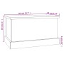 Aufbewahrungskoffer aus weißem Sperrholz, 50 x 30 x 28 cm von vidaXL, Aufbewahrungskisten - Ref: Foro24-816496, Preis: 39,24 ...