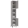 Gray Sonoma plywood bathroom cabinet 30x30x190 cm by vidaXL, Bathroom furniture - Ref: Foro24-819802, Price: 91,02 €, Discoun...