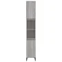 Gray Sonoma plywood bathroom cabinet 30x30x190 cm by vidaXL, Bathroom furniture - Ref: Foro24-819802, Price: 91,02 €, Discoun...