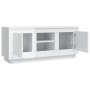 Glänzend weißer Sperrholz-TV-Schrank 102x35x45 cm von vidaXL, TV-Möbel - Ref: Foro24-819862, Preis: 71,83 €, Rabatt: %