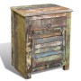 Beistelltisch mit 1 Schublade und 1 Tür aus recyceltem Holz von vidaXL, Nachttische - Ref: Foro24-240950, Preis: 197,18 €, Ra...